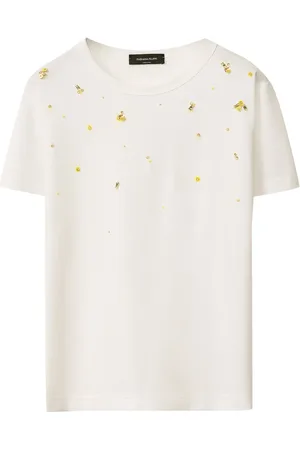 Fabiana Filippi Bead-embellished T-shirt