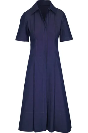 Vince Cotton-blend dress