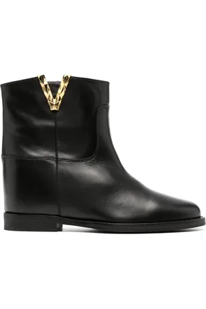 Via Roma Santa Monica leather ankle boots