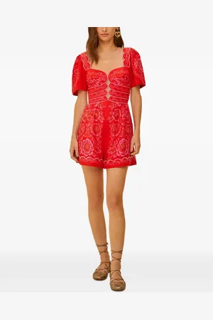 Farm Rio Floral-print dress