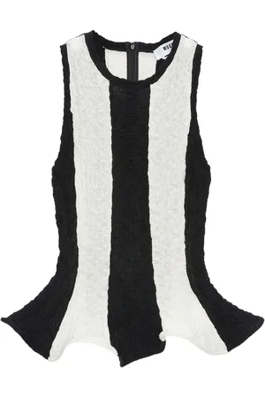Msgm Striped top