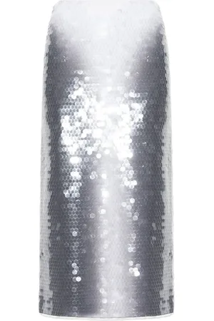 Sportmax Sequinned pencil skirt