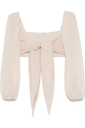 Serafini Draped-detail top