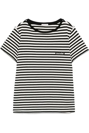 Moncler Striped cotton T-shirt
