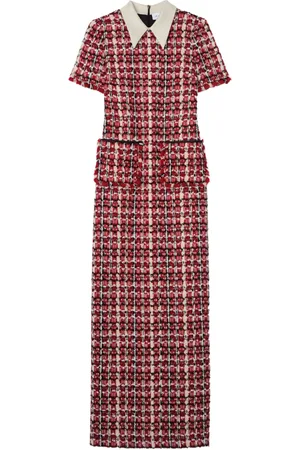 ST. JOHN Tweed maxi dress