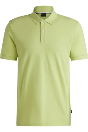 HUGO BOSS Logo-embroidered cotton polo shirt