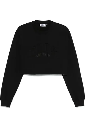 GCDS Logo cropped sweatshirt