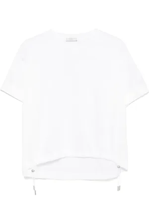 PESERICO SIGN Drawstring-hem T-shirt