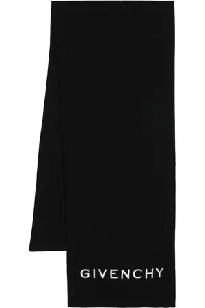 Givenchy 4G-embroidered wool scarf