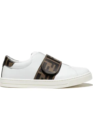 Fendi Logo-strap low-top sneakers