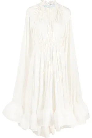 Lanvin Cape-design midi-dress