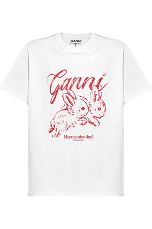 Ganni Logo-print T-shirt