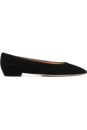 Gianvito Rossi Nubuck ballet flats