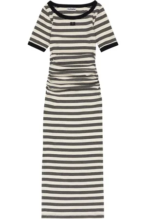 Ganni Striped T-shirt dress