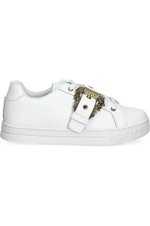 VERSACE Leather sneakers