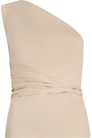 Patou One-shoulder organic cotton top