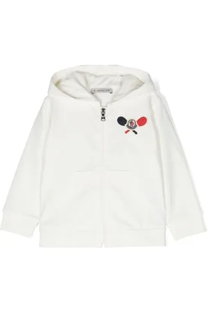 Moncler Logo-patch zipped hoodie
