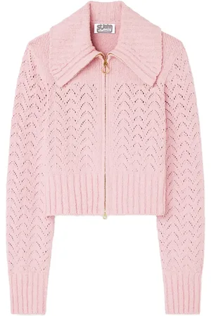 ST. JOHN Re-Edition Chevron cardigan