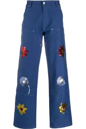 Sky High Farm Sequin-embellished detail trousers