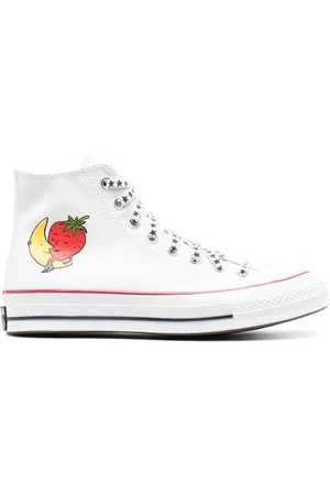 Sky High Farm Logo-print lace-up sneakers
