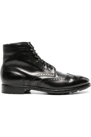 Officine creative Prince perforated leather boots