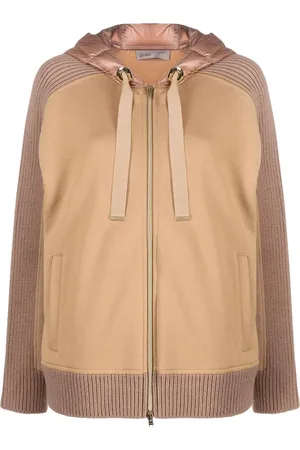 HERNO Hooded zip-up jacket