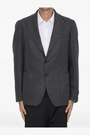 TAGLIATORE Brooch-detail blazer