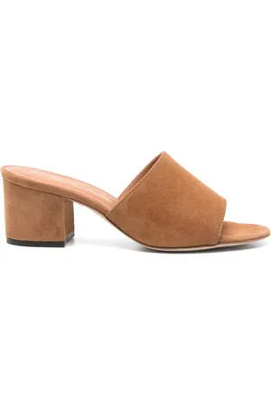Via Roma 60mm suede mules