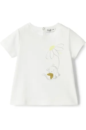 Il gufo Printed cotton t-shirt
