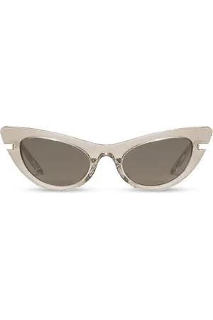 Dolce & Gabbana Glitter-detail cat-eye sunglasses