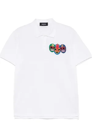 Dsquared2 Mask-patch polo shirt