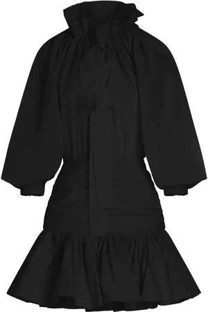 Patou Volume sleeve mini dress