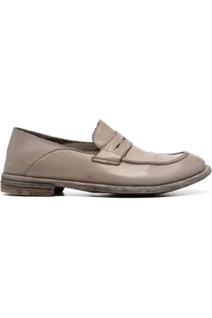 Officine creative Pebbled buffalo leather loafers