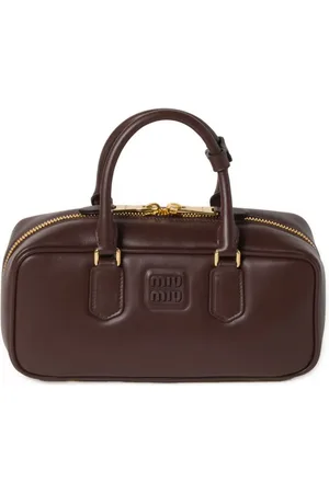 Miu Miu Arcadie leather tote bag
