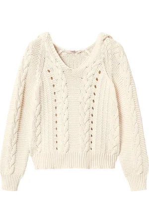 Twin-Set Cable-knit hoodie