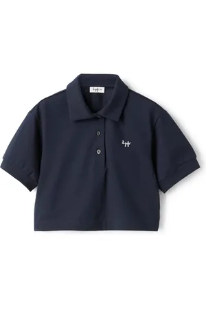 Il gufo Logo-embroidered polo top