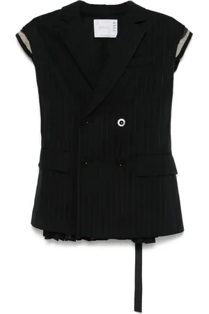 SACAI Pinstriped waistcoat