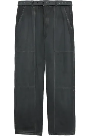 Izzue Belted wide-leg trousers