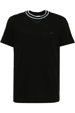 Lacoste Stretch Piqué Stripe Collar t-shirt