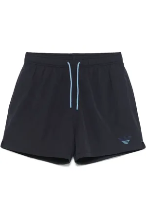 Emporio Armani Eagle-patch swim shorts
