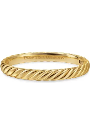 David Yurman 18K yellow Cable brangle bracelet