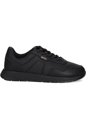 HUGO BOSS Titanium lace-up sneakers