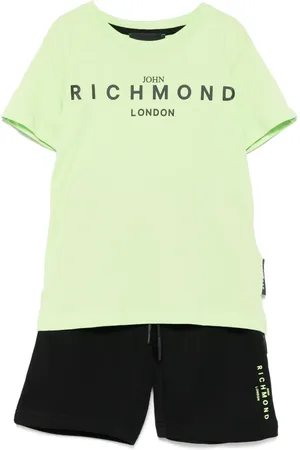 John Richmond Logo-print shorts set (two-pieces)
