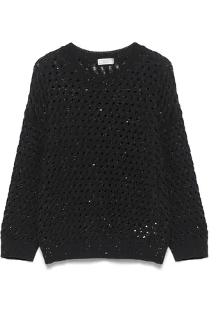 PESERICO SIGN Open-knit T-shirt