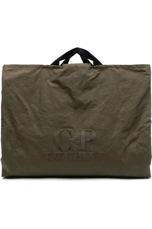 C.P. Company Logo-embroidered travel bag
