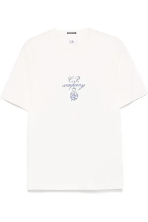 C.P. Company Logo-embroidered T-shirt