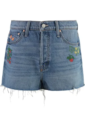 Mother The Ditcher denim shorts