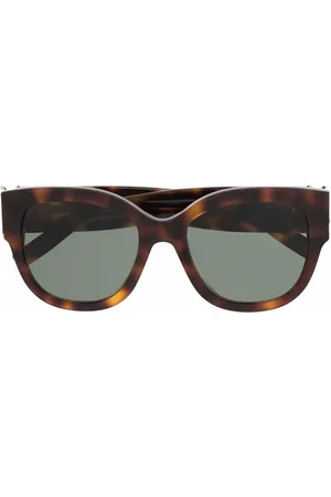 Saint Laurent Tortoiseshell-effect tinted sunglasses