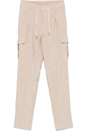 PESERICO SIGN Linen cargo pants