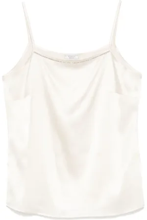 PESERICO SIGN Bead-embellished tank top